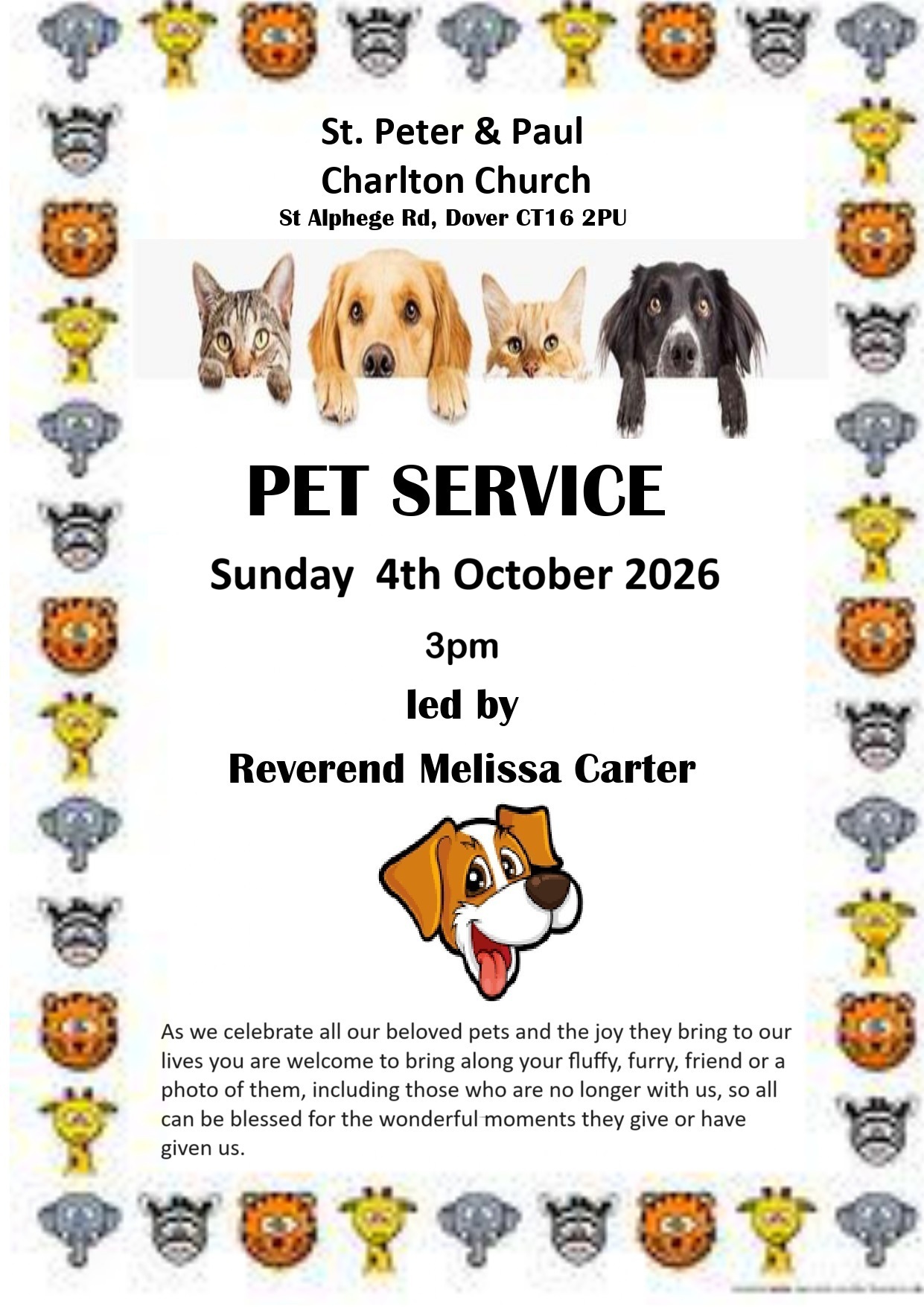 PET BLESSING SERVICE